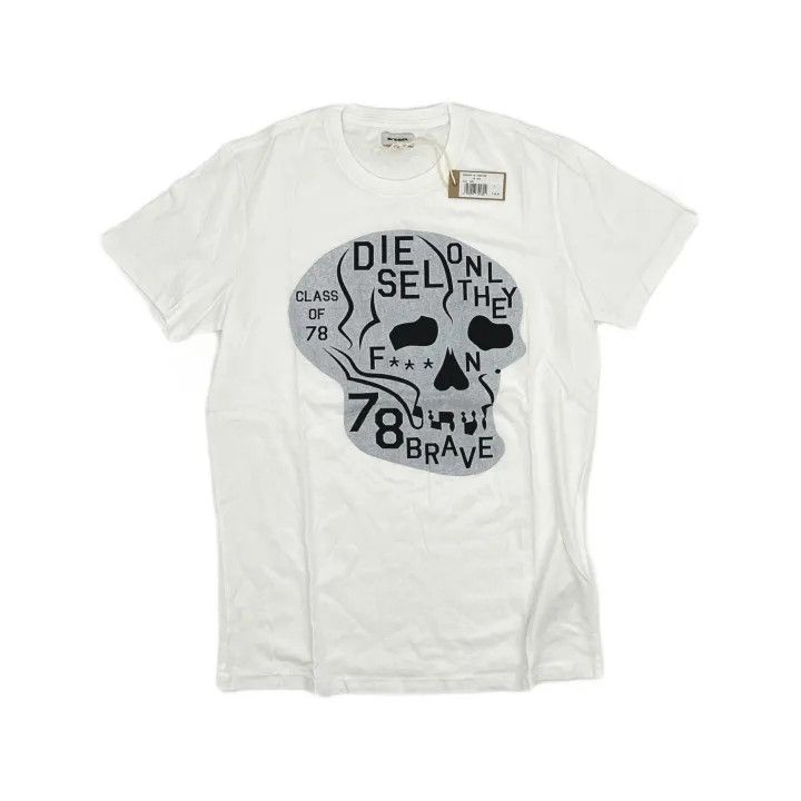 Diesel Diesel Skull Print Casual T-Shirt 0079 Size US S / EU 44-46 / 1 - 2 Thumbnail