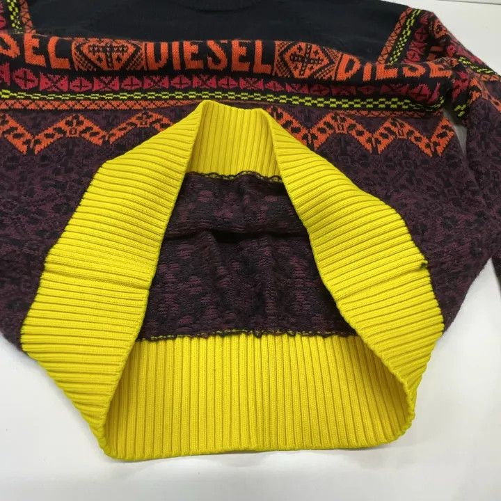 Diesel Diesel Casual Knit Sweater with Unique Design 0079 Size US S / EU 44-46 / 1 - 8 Thumbnail