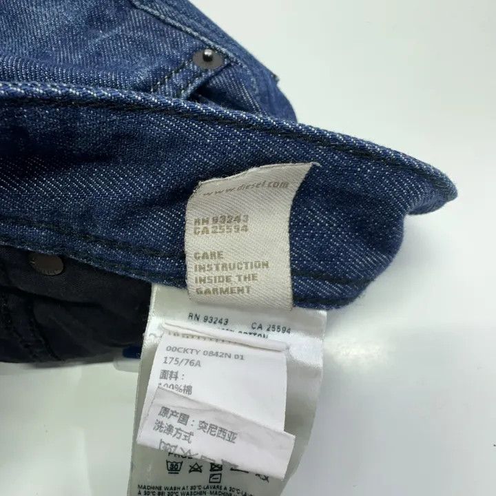 Diesel Diesel Casual Straight-Leg Denim Pants 0079 Size US 30 / EU 46 - 6 Thumbnail