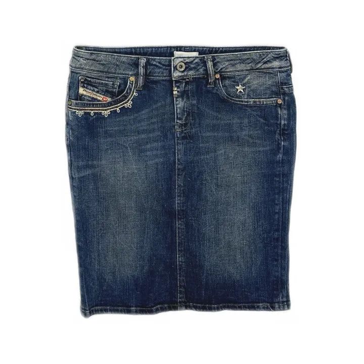 Diesel Diesel Casual Stylish Denim Skirt 0079 Size US 29 - 2 Thumbnail