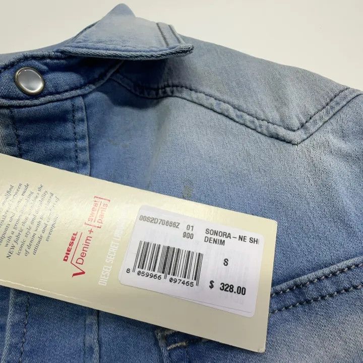 Diesel Diesel Denim Long Sleeve Casual Shirt 0079 Size US S / EU 44-46 / 1 - 5 Thumbnail