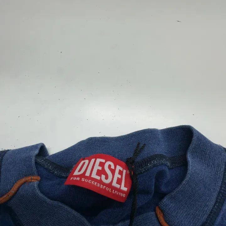 Diesel Diesel Relaxed Fit Blue T-Shirt for Men 0079 Size US M / EU 48-50 / 2 - 7 Thumbnail