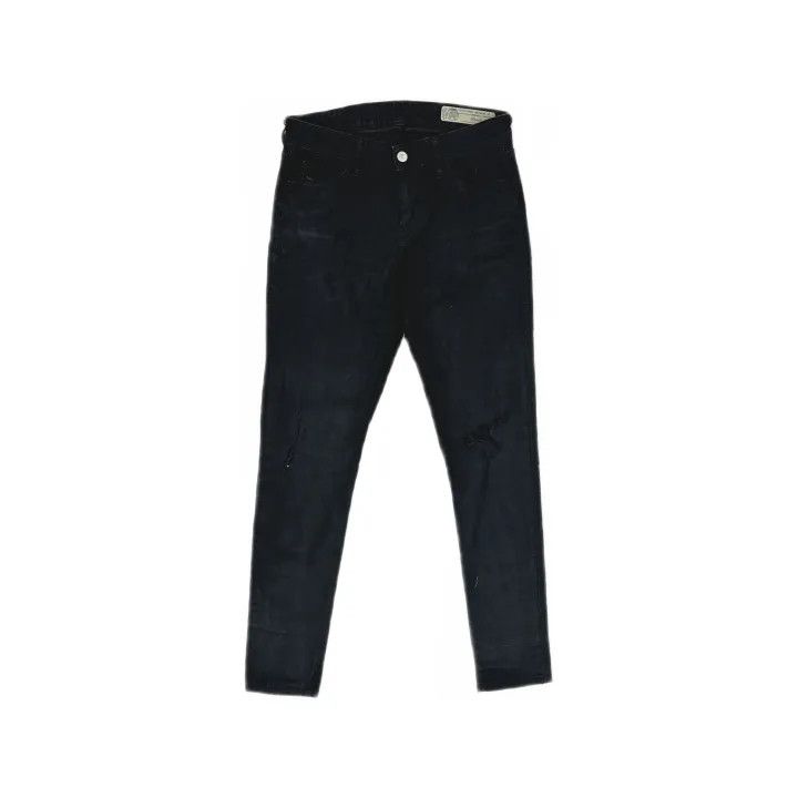 Diesel Diesel Black Slim Fit Denim Pants 0079 Size US 29 - 2 Thumbnail