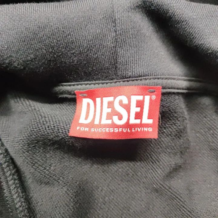 Diesel Diesel Black Logo Hoodie for Men 0079 Size US M / EU 48-50 / 2 - 4 Thumbnail