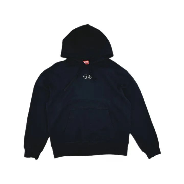 Diesel Diesel Black Logo Hoodie for Men 0079 Size US M / EU 48-50 / 2 - 2 Thumbnail