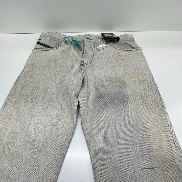 Diesel Diesel Beige Straight Leg Denim Pants for Men 0079 Size US 29 - 8 Thumbnail