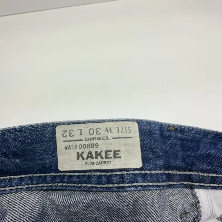 Diesel Diesel Casual Denim Straight-Leg Jeans 0079 Size US 30 / EU 46 - 7 Thumbnail