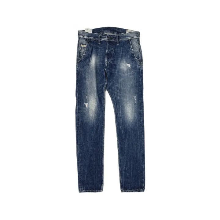 Diesel Diesel Casual Denim Straight-Leg Jeans 0079 Size US 30 / EU 46 - 2 Thumbnail