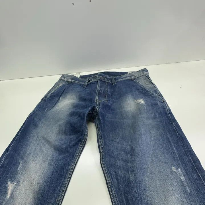 Diesel Diesel Casual Denim Straight-Leg Jeans 0079 Size US 30 / EU 46 - 9 Thumbnail