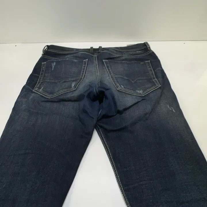 Diesel Diesel Casual Fashionable Blue Jeans 0079 Size US 33 - 10 Thumbnail