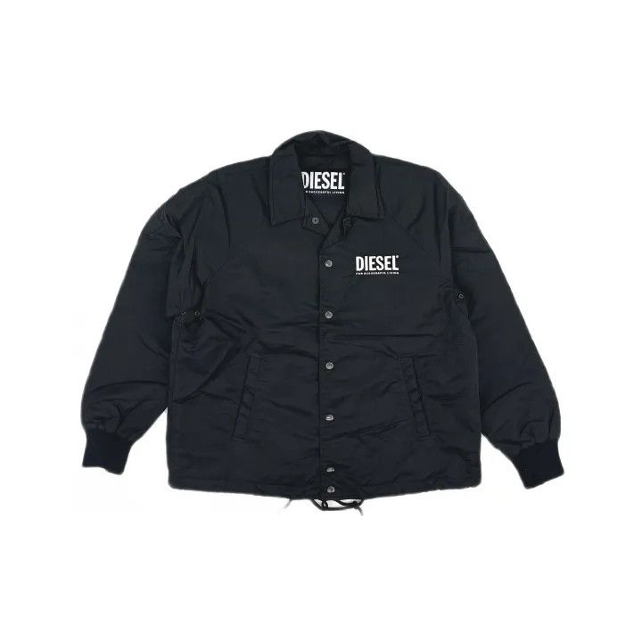 Diesel Diesel Black Casual Button-up Jacket 0079 Size US M / EU 48-50 / 2 - 2 Thumbnail
