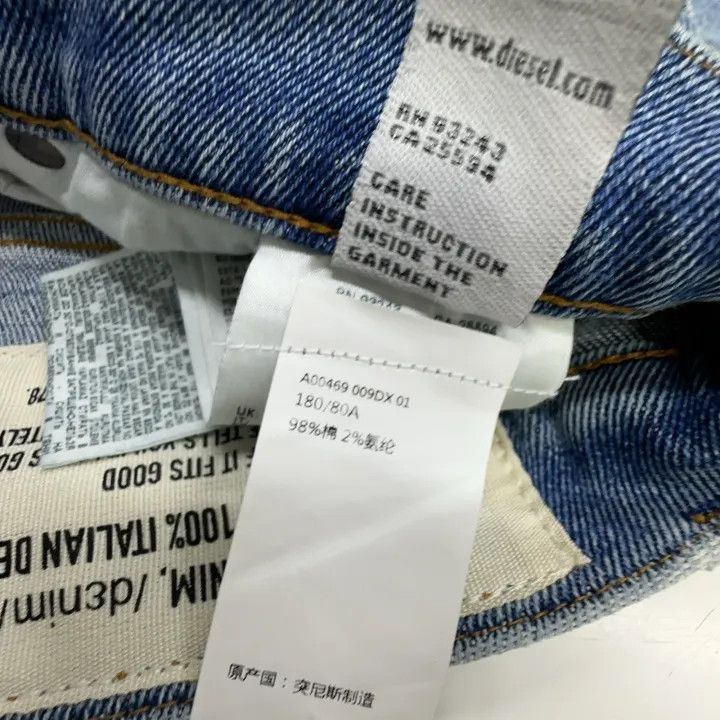 Diesel Diesel Fashion Logo Print Denim Pants 0079 Size US 30 / EU 46 - 3 Thumbnail