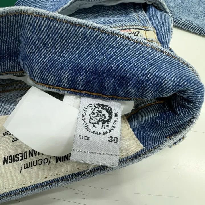Diesel Diesel Fashion Logo Print Denim Pants 0079 Size US 30 / EU 46 - 2 Thumbnail
