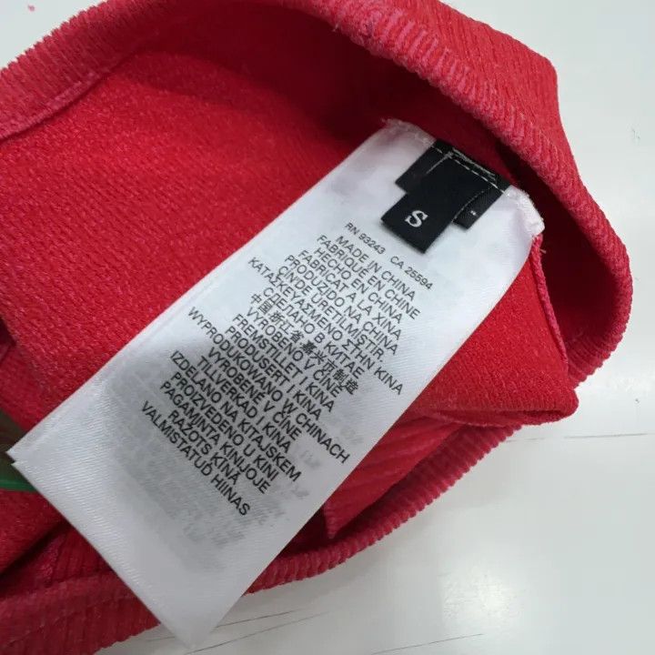 Diesel Diesel Red Logo Cutout Strapless Top 0079 Size US S / EU 44-46 / 1 - 3 Thumbnail