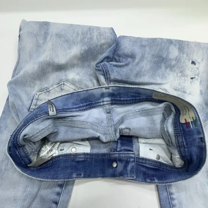 Diesel Diesel Distressed Slim Fit Denim Jeans 0079 Size US 28 / EU 44 - 3 Thumbnail