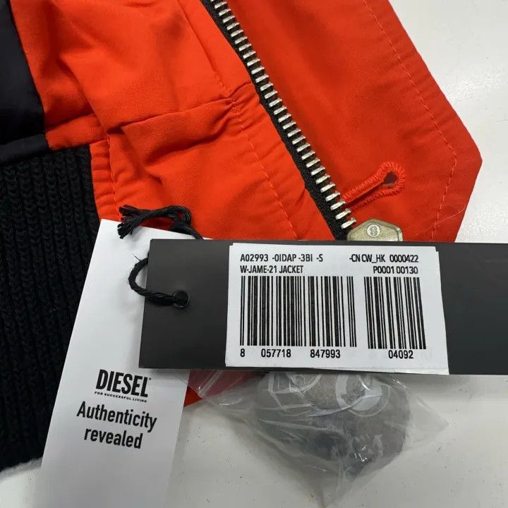 Diesel Diesel Cotton Jacket with Fur Hood 0079 Size US S / EU 44-46 / 1 - 6 Thumbnail