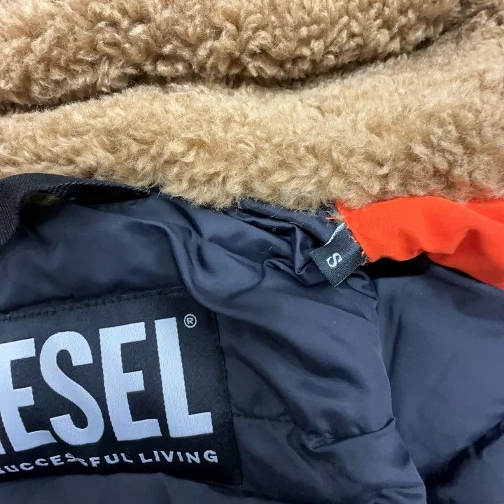 Diesel Diesel Cotton Jacket with Fur Hood 0079 Size US S / EU 44-46 / 1 - 4 Thumbnail