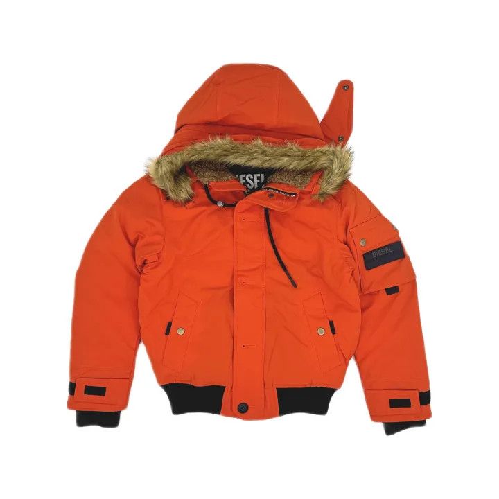 Diesel Diesel Cotton Jacket with Fur Hood 0079 Size US S / EU 44-46 / 1 - 2 Thumbnail