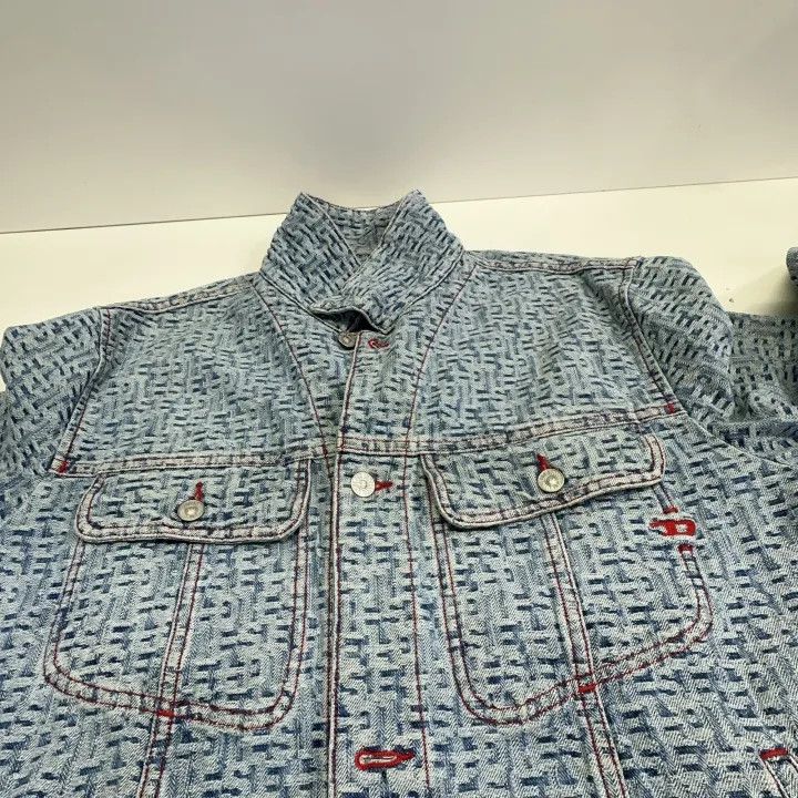 Diesel Diesel Blue Denim Jacket for Men 0079 Size US L / EU 52-54 / 3 - 8 Thumbnail