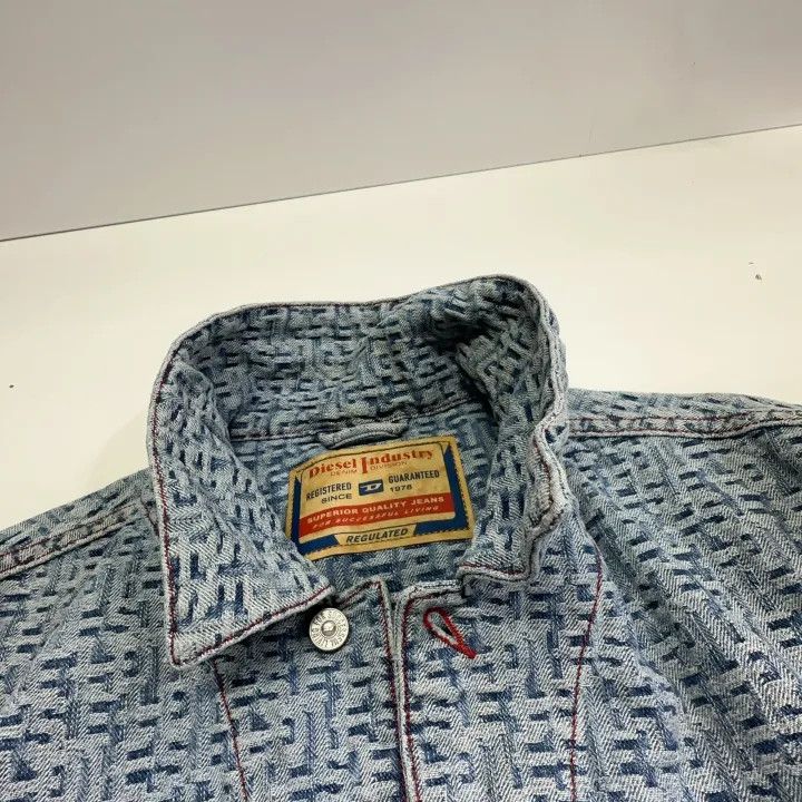 Diesel Diesel Blue Denim Jacket for Men 0079 Size US L / EU 52-54 / 3 - 7 Thumbnail