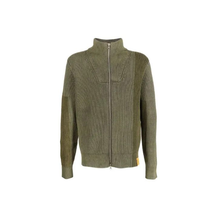 Diesel Diesel Military Green Zip Knit Sweater 0079 Size US XS / EU 42 / 0 - 2 Thumbnail