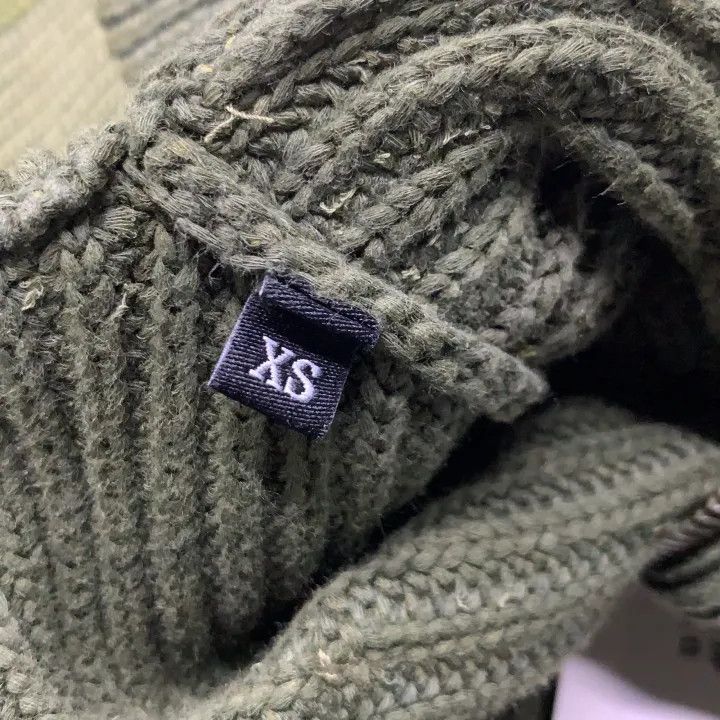 Diesel Diesel Military Green Zip Knit Sweater 0079 Size US XS / EU 42 / 0 - 6 Thumbnail