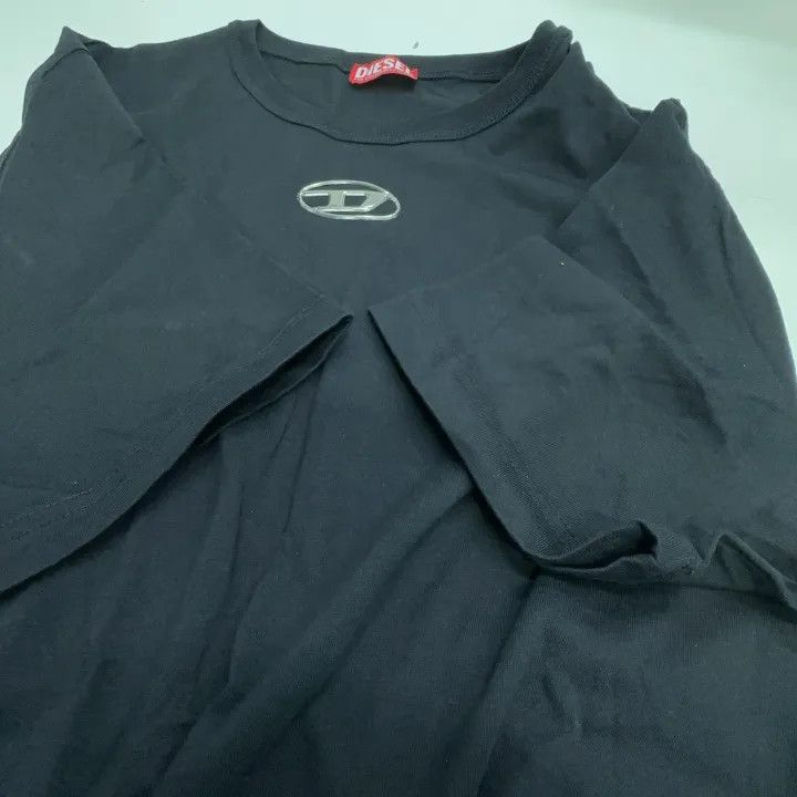 Diesel Diesel SS25 Oval-D Logo Casual Black T-Shirt 0079 Size US XXL / EU 58 / 5 - 6 Thumbnail