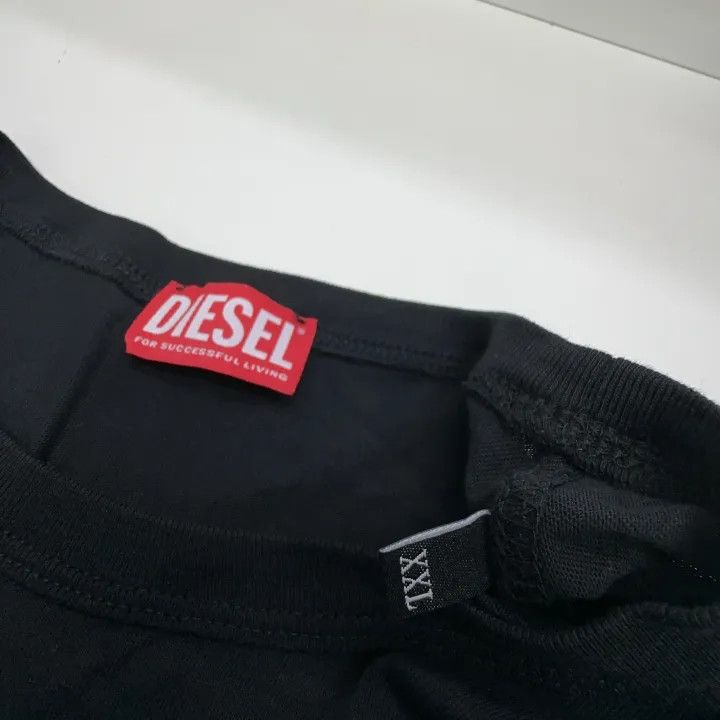 Diesel Diesel SS25 Oval-D Logo Casual Black T-Shirt 0079 Size US XXL / EU 58 / 5 - 2 Thumbnail