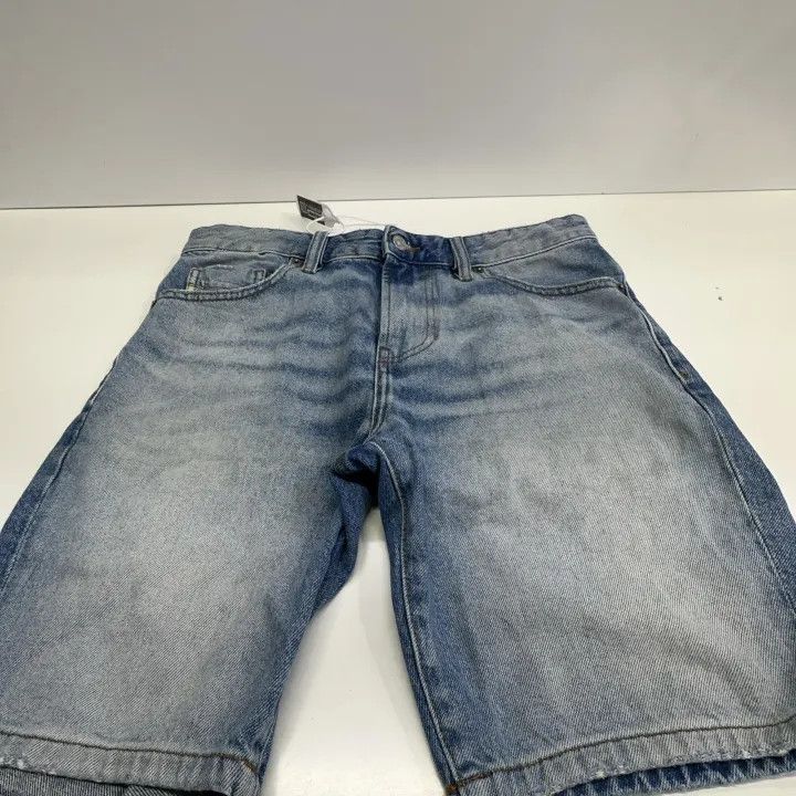 Diesel Diesel Casual Fashion Solid Blue Shorts 0079 Size US 29 - 8 Thumbnail