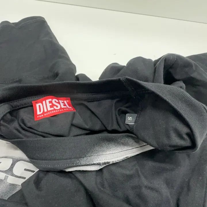 Diesel Diesel Black Graphic Print Short Sleeve T-Shirt 0079 Size US S / EU 44-46 / 1 - 5 Thumbnail