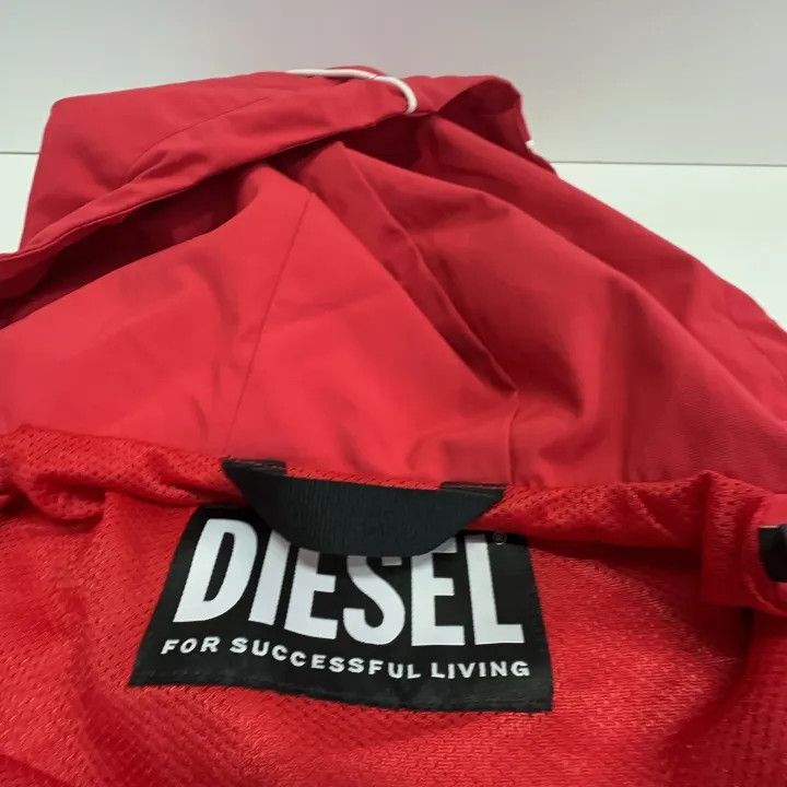 Diesel Diesel FW22 Red Zip-Up Hooded Jacket 0079 Size US S / EU 44-46 / 1 - 5 Thumbnail