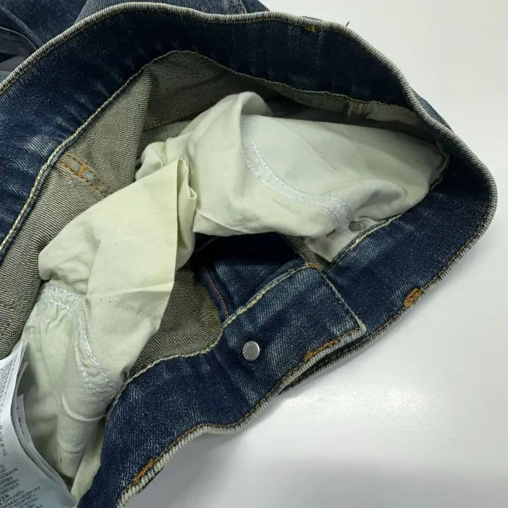 Diesel Diesel Blue Flared Distressed Denim Pants 0079 Size US 33 - 6 Thumbnail