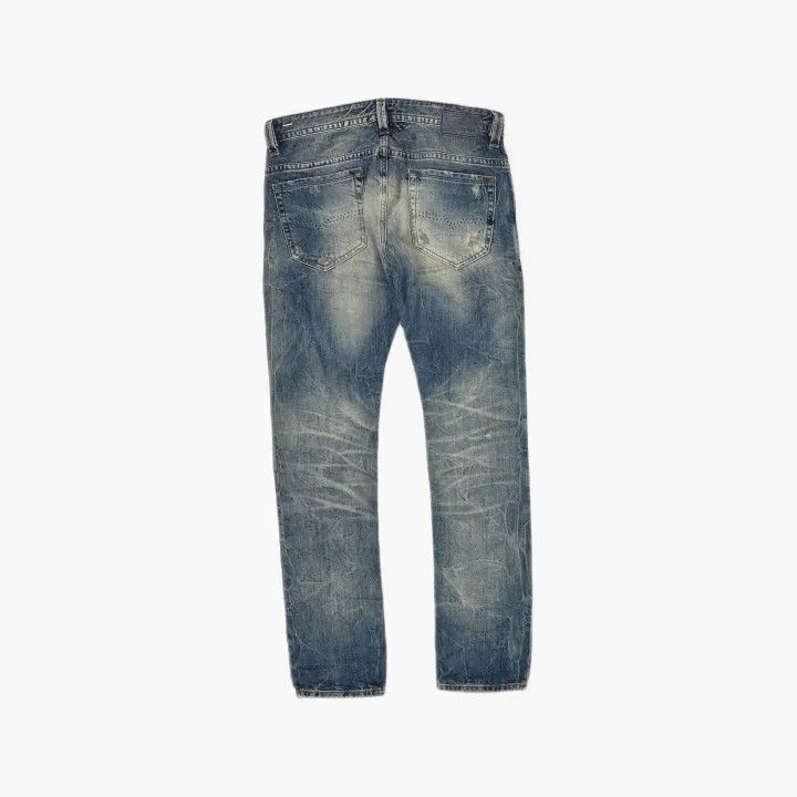 Diesel Diesel Blue Distressed Casual Denim Pants 0079 Size US 31 - 3 Thumbnail