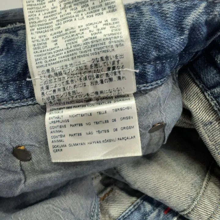 Diesel Diesel Blue Distressed Casual Denim Pants 0079 Size US 31 - 6 Thumbnail
