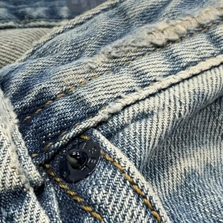 Diesel Diesel Blue Distressed Casual Denim Pants 0079 Size US 31 - 14 Thumbnail