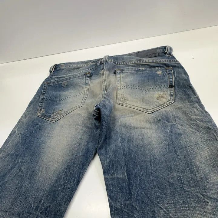 Diesel Diesel Blue Distressed Casual Denim Pants 0079 Size US 31 - 13 Thumbnail