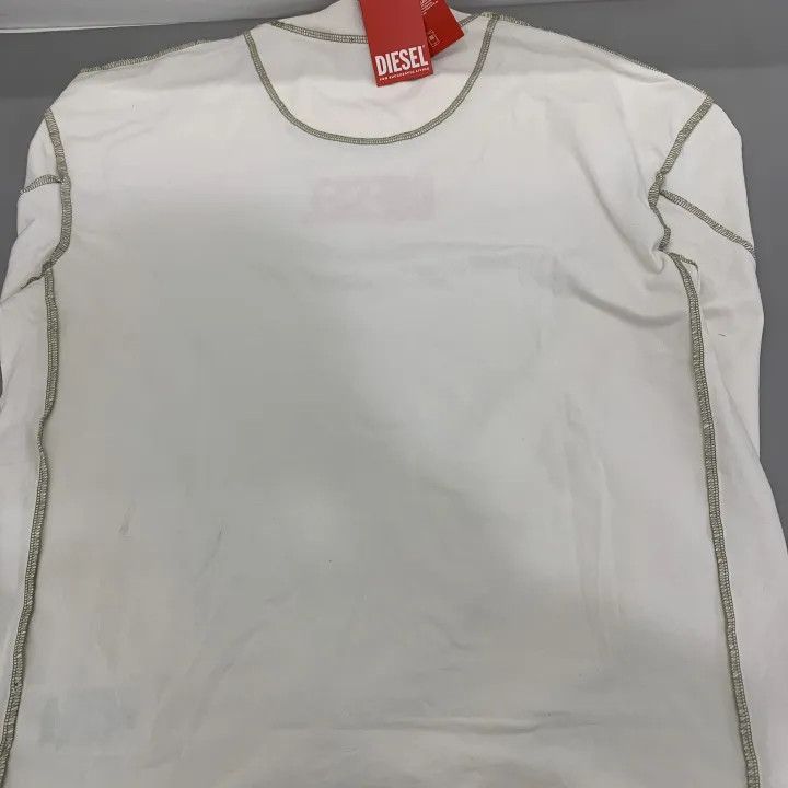 Diesel Diesel Soft Long Sleeve Cotton T-Shirt 0079 Size US S / EU 44-46 / 1 - 2 Thumbnail