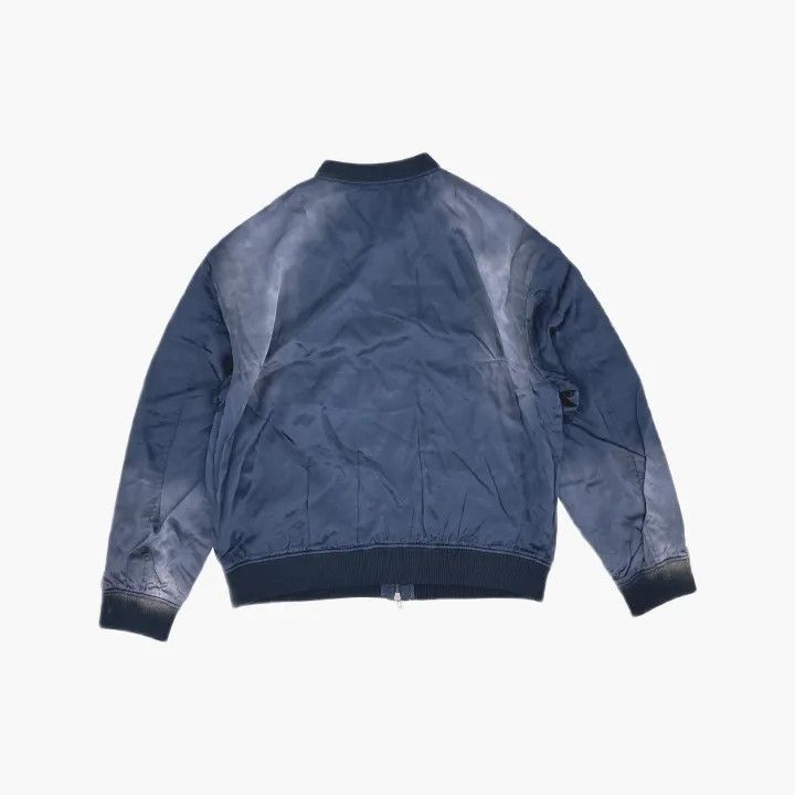 Diesel Diesel Blue Zip Baseball Collar Jacket 0079 Size US XXL / EU 58 / 5 - 3 Thumbnail