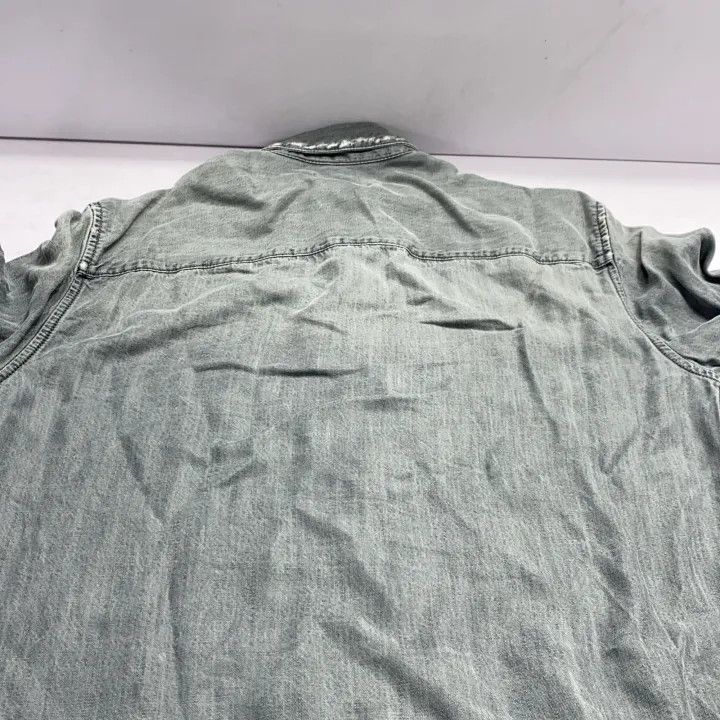 Diesel Diesel SS23 Embroidered Logo Long Sleeve Shirt 0079 Size US S / EU 44-46 / 1 - 8 Thumbnail