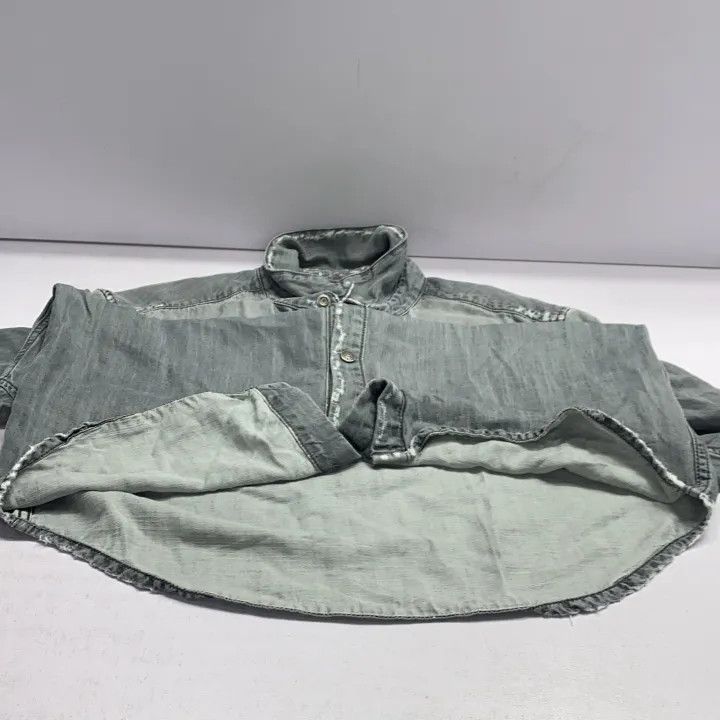 Diesel Diesel SS23 Embroidered Logo Long Sleeve Shirt 0079 Size US S / EU 44-46 / 1 - 13 Thumbnail