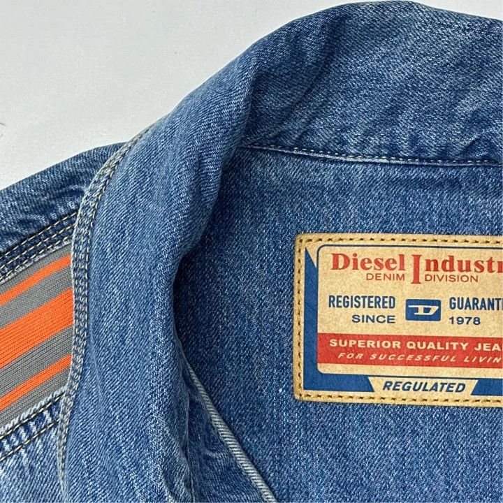 Diesel Diesel Blue Denim Jacket for Men 0079 Size US L / EU 52-54 / 3 - 3 Thumbnail
