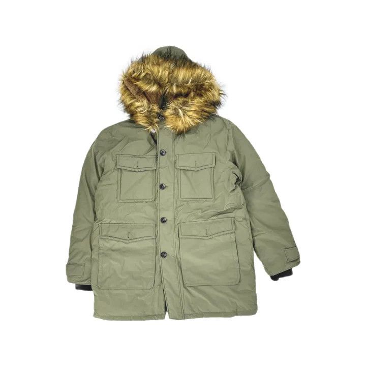 Diesel Diesel Green Hooded Long Parka Jacket 0079 Size US XXL / EU 58 / 5 - 2 Thumbnail