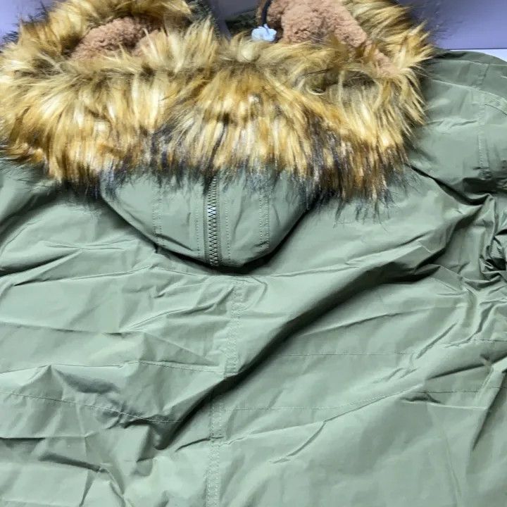 Diesel Diesel Green Hooded Long Parka Jacket 0079 Size US XXL / EU 58 / 5 - 8 Thumbnail