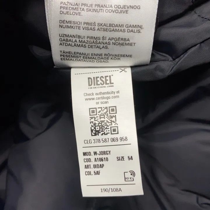 Diesel Diesel Green Hooded Long Parka Jacket 0079 Size US XXL / EU 58 / 5 - 6 Thumbnail