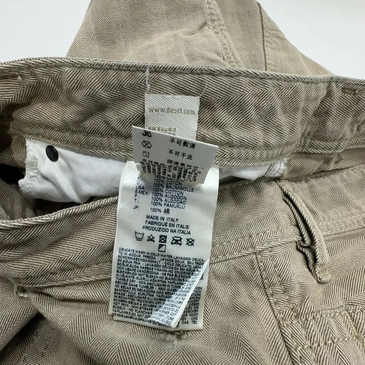 Diesel Diesel Casual Khaki Straight Pants 0079 Size US 29 - 6 Thumbnail