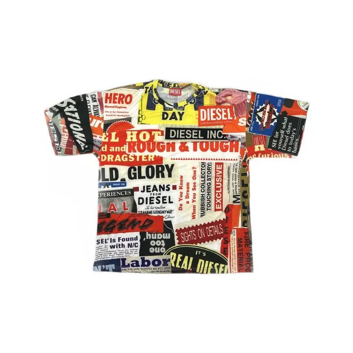Diesel Diesel Multicolor Graphic Print T-Shirt 0079 Size US S / EU 44-46 / 1 - 2 Thumbnail
