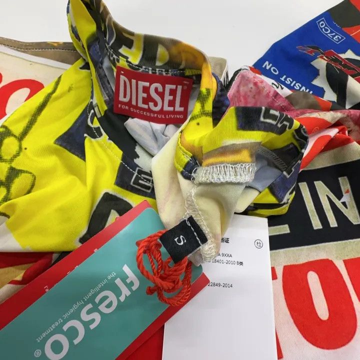 Diesel Diesel Multicolor Graphic Print T-Shirt 0079 Size US S / EU 44-46 / 1 - 7 Thumbnail
