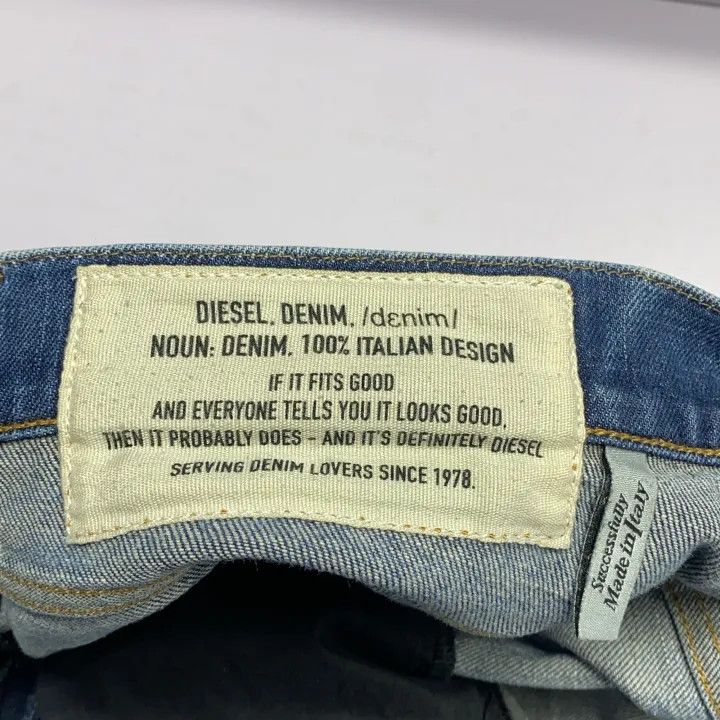 Diesel Diesel Slim Fit Stylish Denim Jeans 0079 Size US 31 - 5 Thumbnail