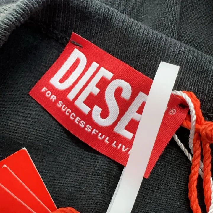 Diesel Diesel Oval-D Gray Sleeveless Logo Tank Top 0079 Size US M / EU 48-50 / 2 - 4 Thumbnail