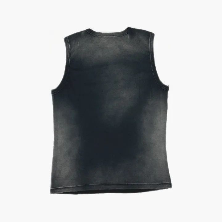 Diesel Diesel Oval-D Gray Sleeveless Logo Tank Top 0079 Size US M / EU 48-50 / 2 - 3 Thumbnail